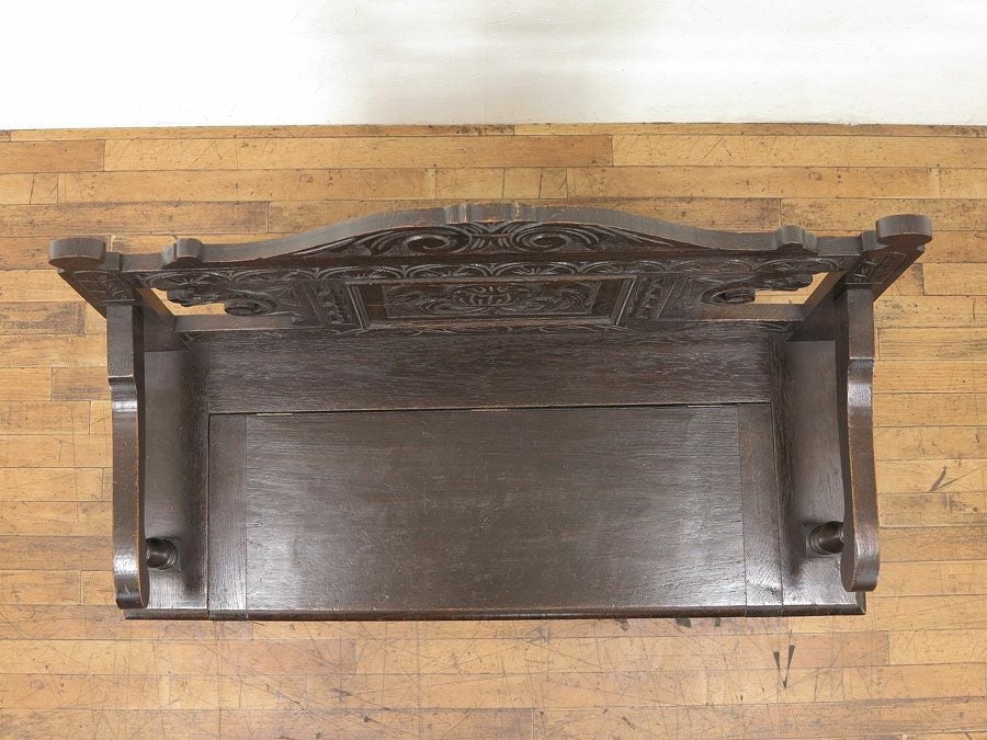 イギリスアンティーク家具　ベンチ