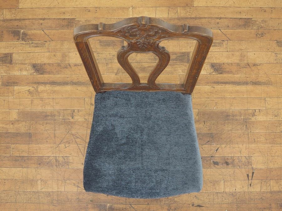 張替済猫脚ハイバックチェア　62300