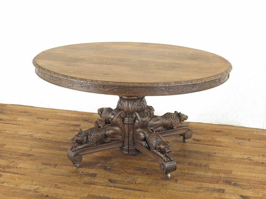 フォックスヘッドテーブル　62980a