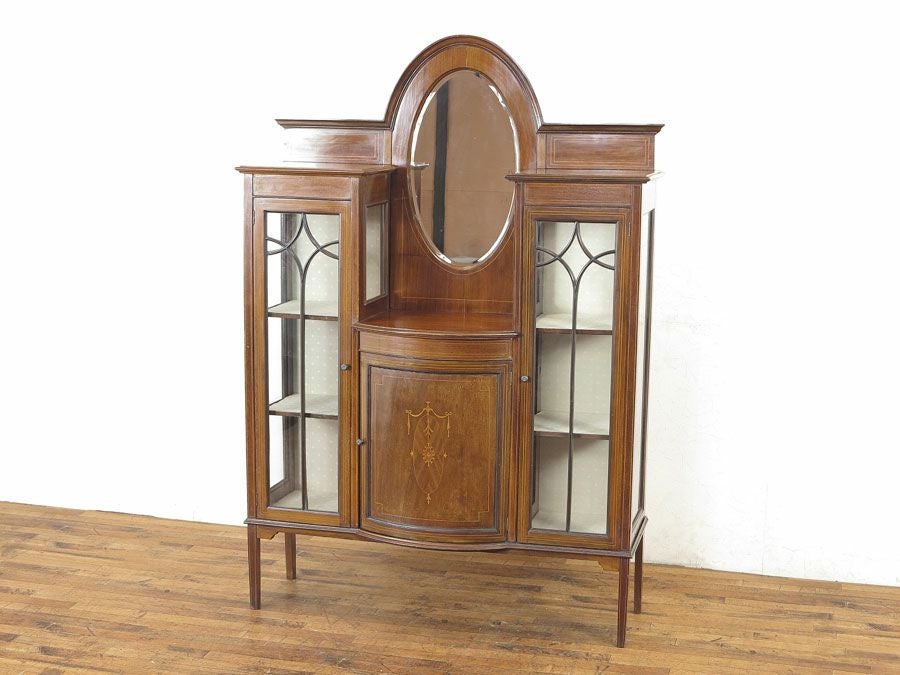 アンティーク家具　エドワーディアンショーケース