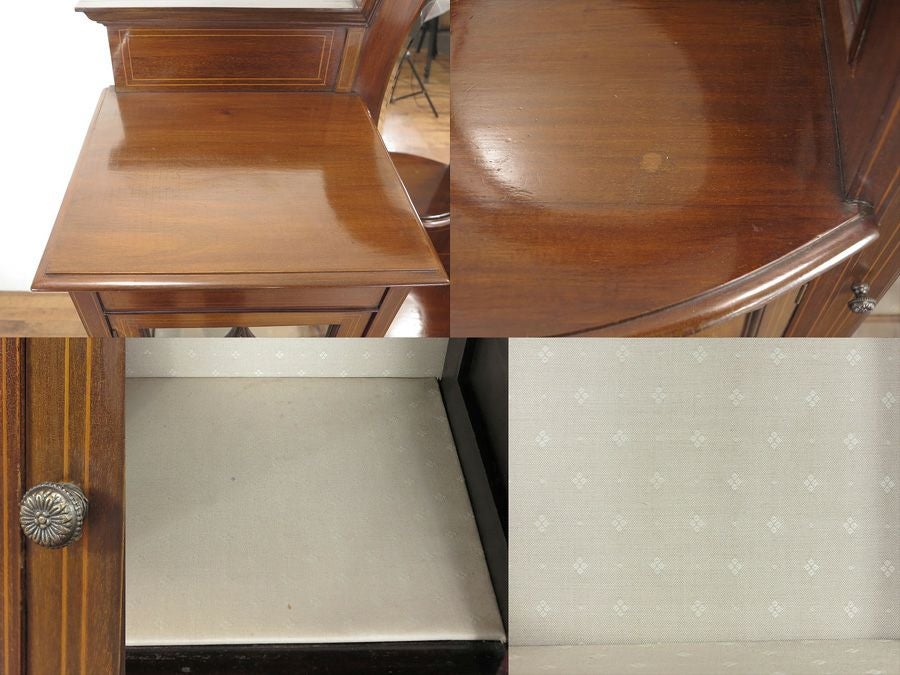 アンティーク家具　エドワーディアンショーケース