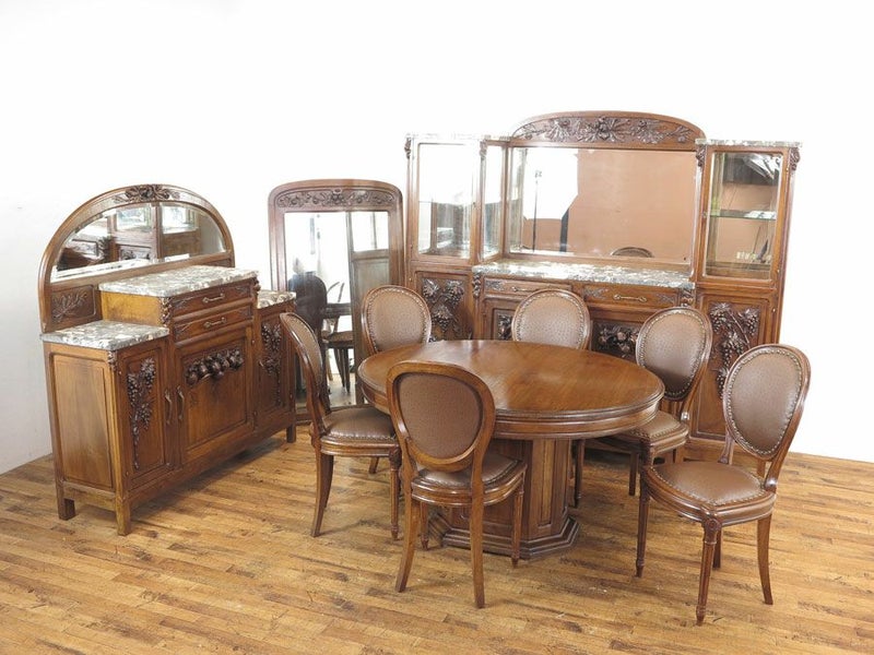 アンティーク家具　アールデコダイニングセット