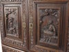 アンティーク家具　彫刻家具　サイドキャビネット