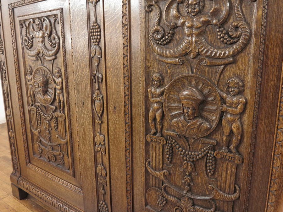 アンティーク家具 ルネサンス　キャビネット