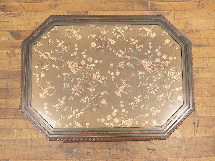 アンティーク家具　サイドテーブル　ペイント