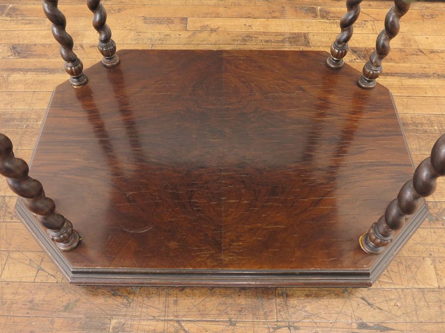 アンティーク家具　サイドテーブル　ペイント