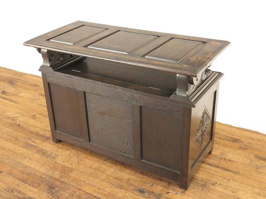 アンティーク家具　モンクスベンチ