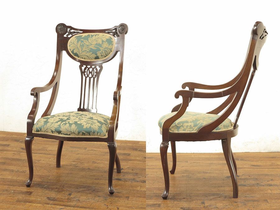 アンティーク家具　ビクトリアン　シングルソファ