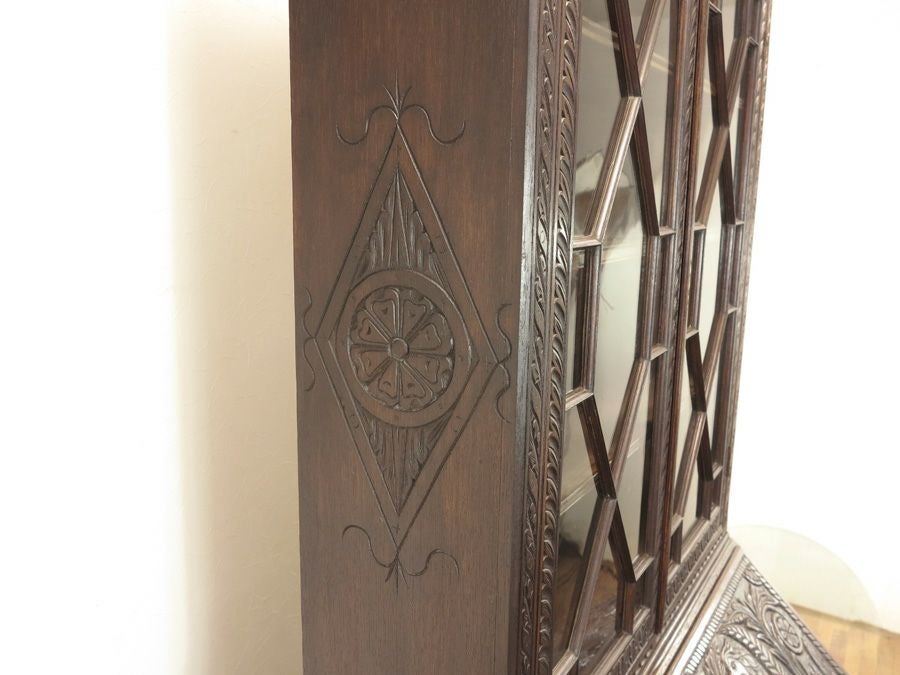 アンティーク家具　ビューローブックケース