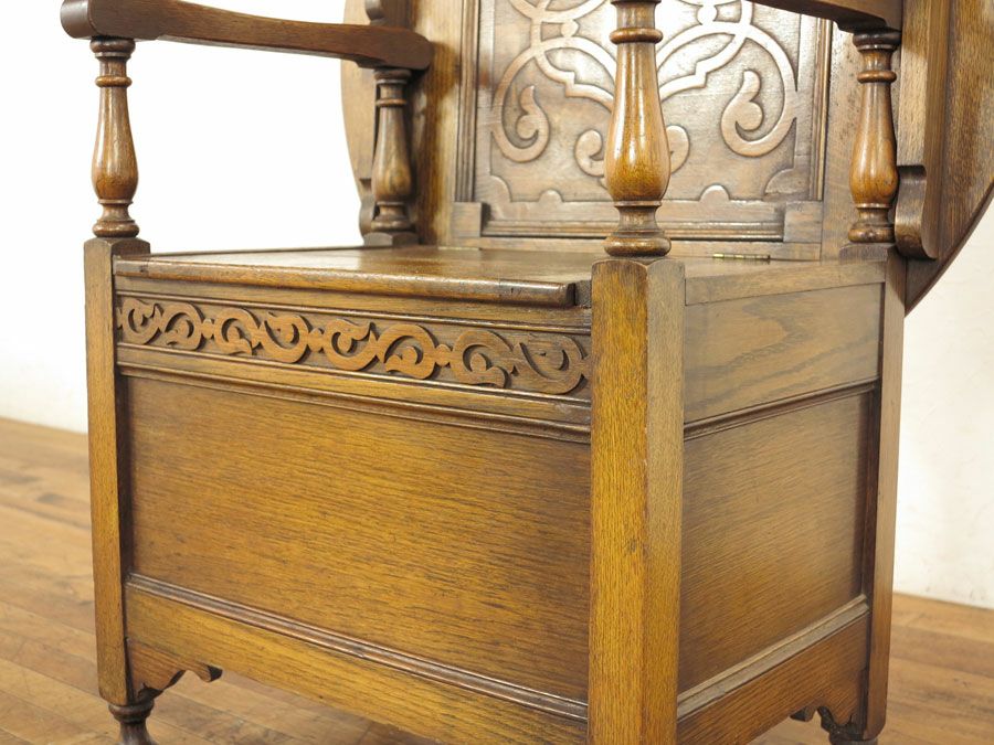 アンティーク家具　ベンチテーブル モンクスベンチ