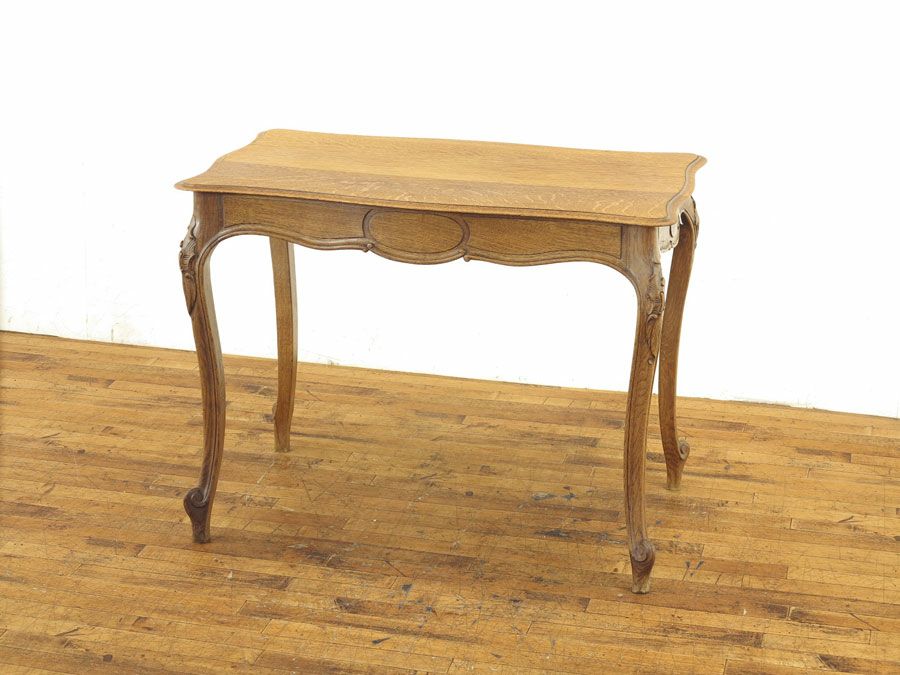 アンティーク家具　サイドテーブル 猫脚