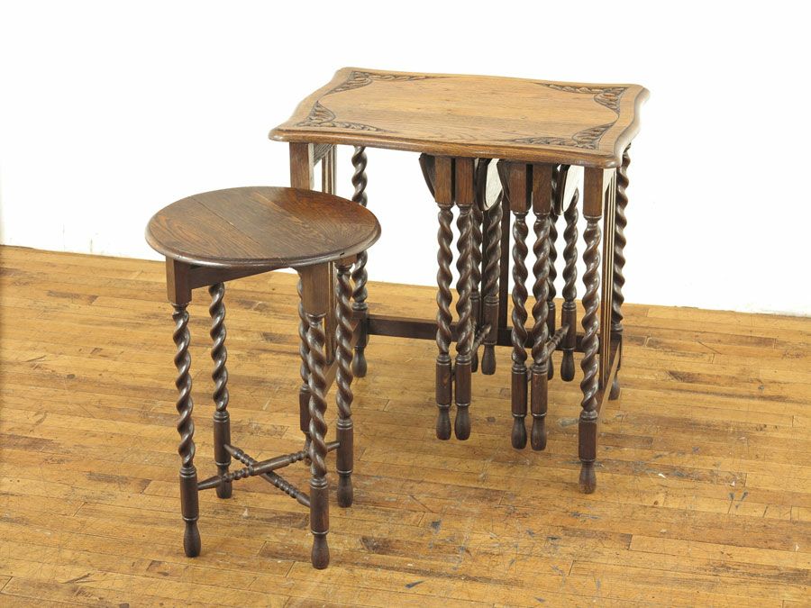 ネストテーブル　アンティークフレックス