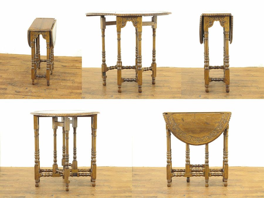 折りたたみ式テーブル　アンティークフレックス