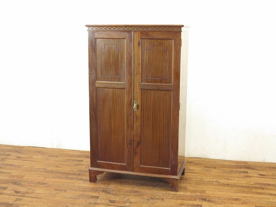 マホガニー　ワードローブ　アンティークフレックス