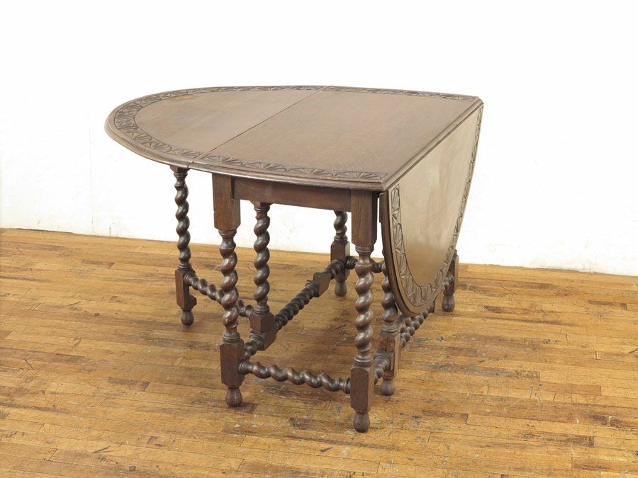 ゲートレッグテーブル　アンティークフレックス