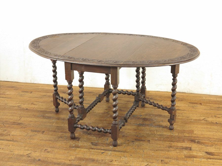 ゲートレッグテーブル　アンティークフレックス