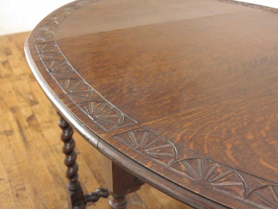 ゲートレッグテーブル　アンティークフレックス