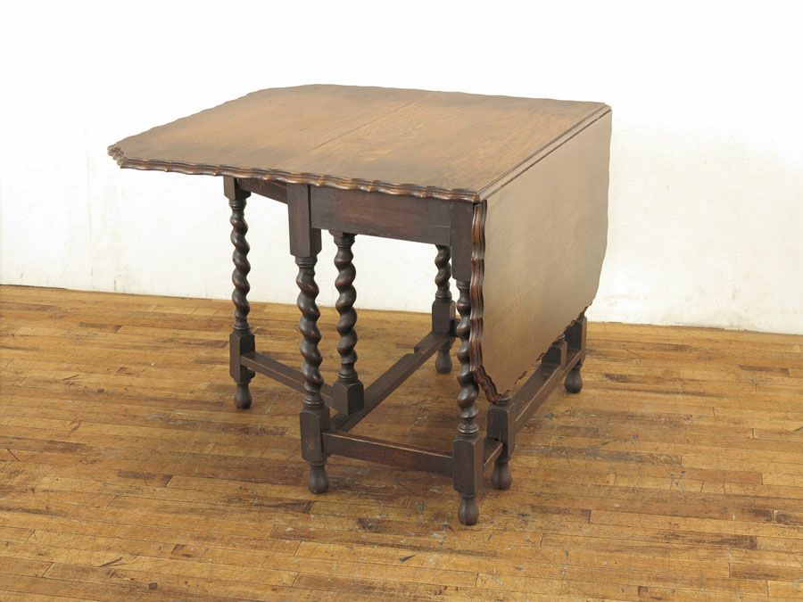 ゲートレッグテーブル　アンティークフレックス