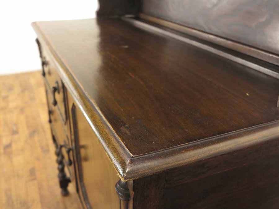 アンティーク家具　カップボード　飾り棚