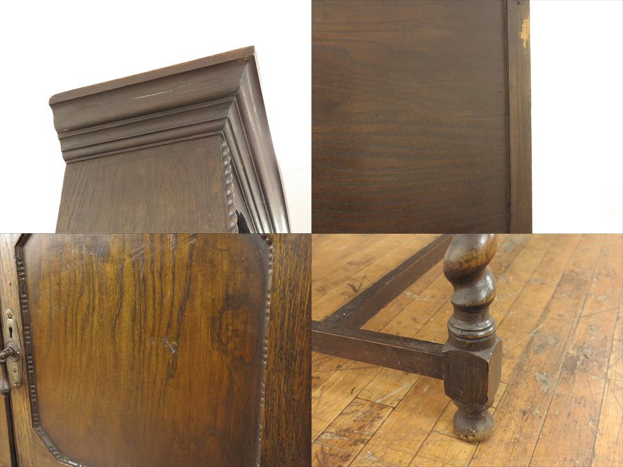 アンティーク家具　カップボード　飾り棚