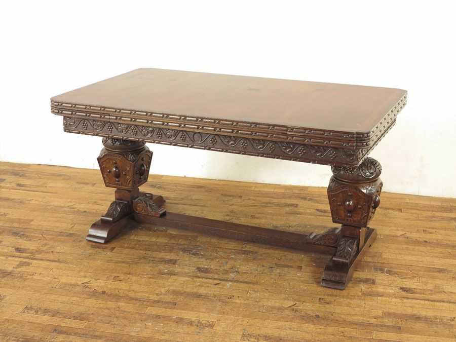 アンティーク家具　ドローリーフテーブル