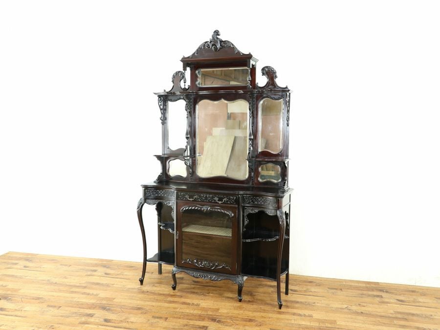 イギリスアンティーク家具　ビクトリアンキャビネット