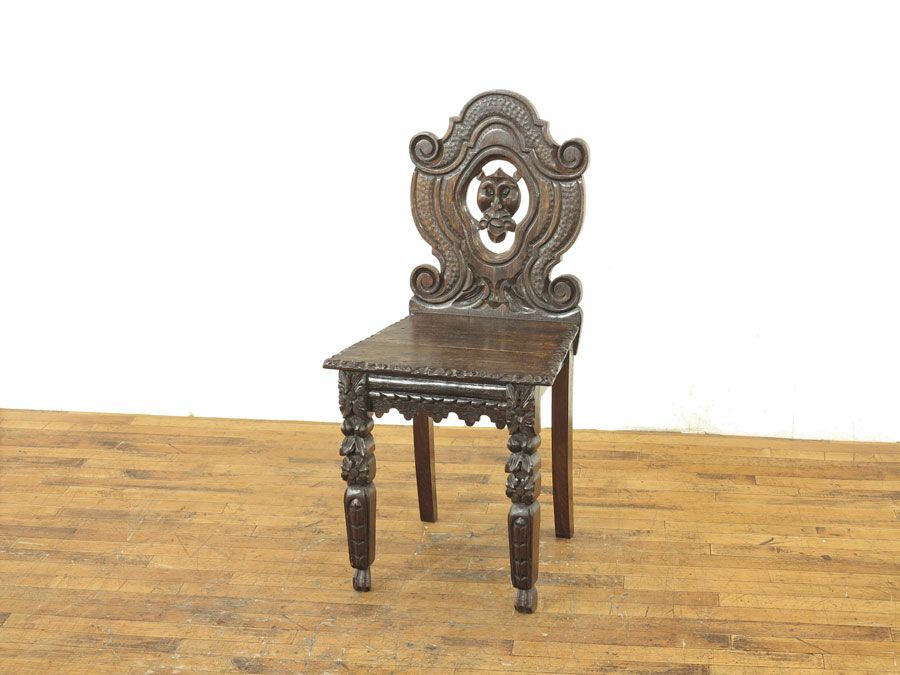 ホールチェア　アンティーク家具