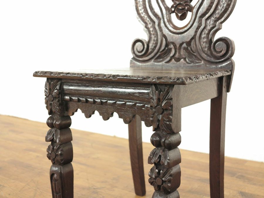 ホールチェア　アンティーク家具