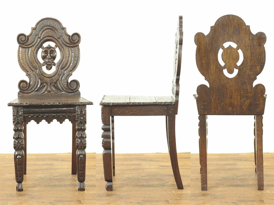 ホールチェア　アンティーク家具