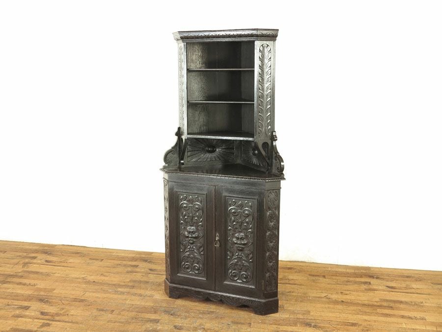 コーナーキャビネット アンティーク家具