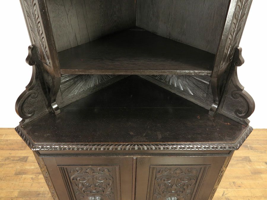 コーナーキャビネット アンティーク家具