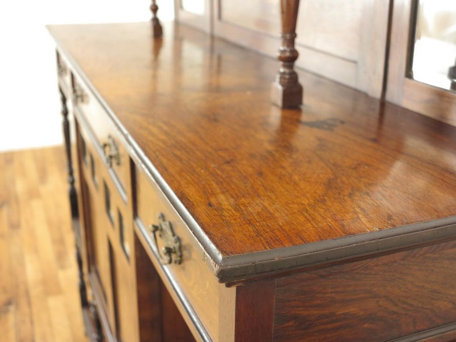 ローズウッドイギリスアンティークキャビネット