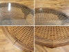 ガラストップコーヒーテーブル フランスアンティーク