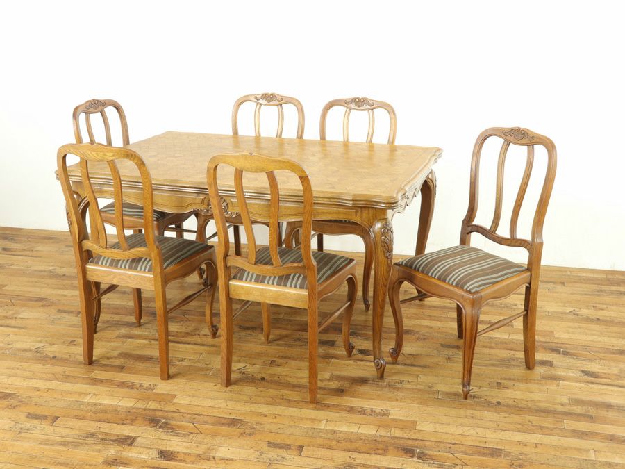 テーブルチェアセット　アンティークフレックス