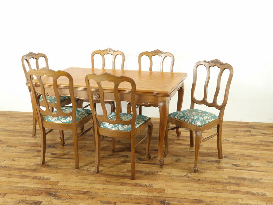 テーブルチェアセット　アンティークフレックス