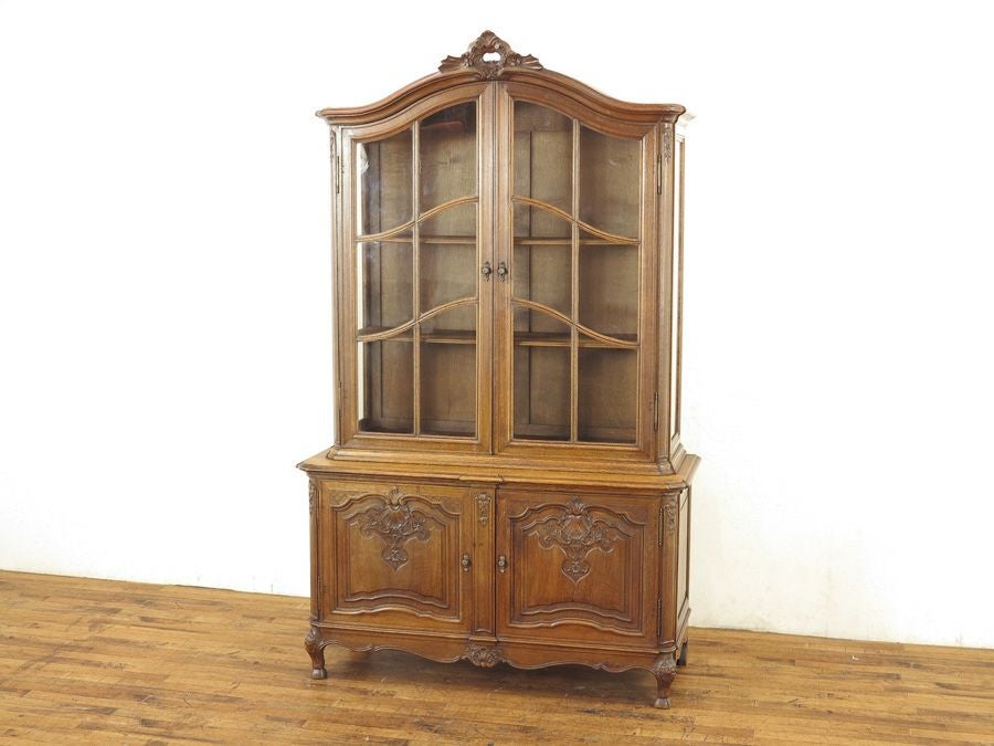 ダークカラーキャビネット　アンティークフレックス