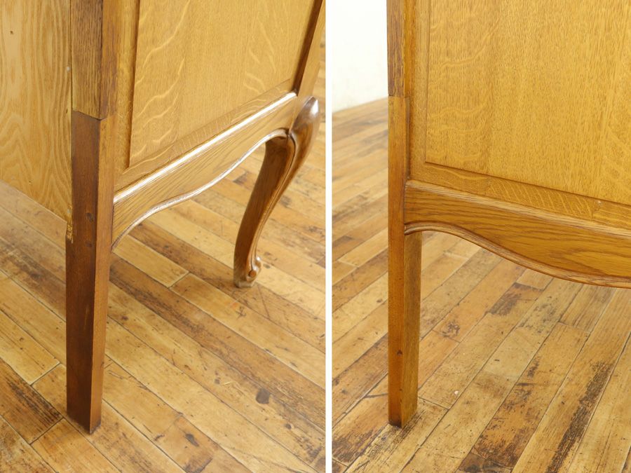 猫脚キャビネット　アンティークフレックス