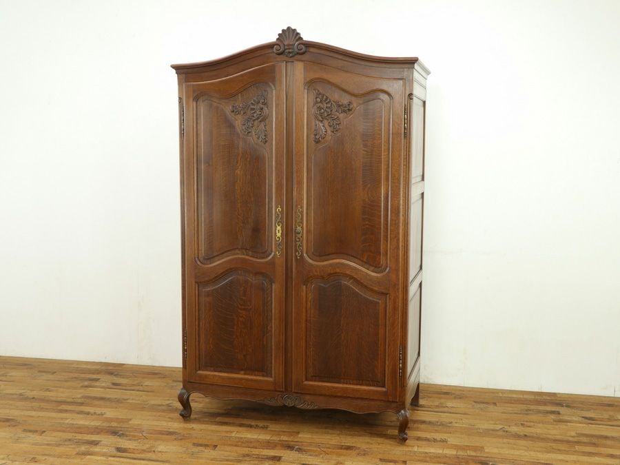フランスワードローブ　キャビネット　二枚扉
