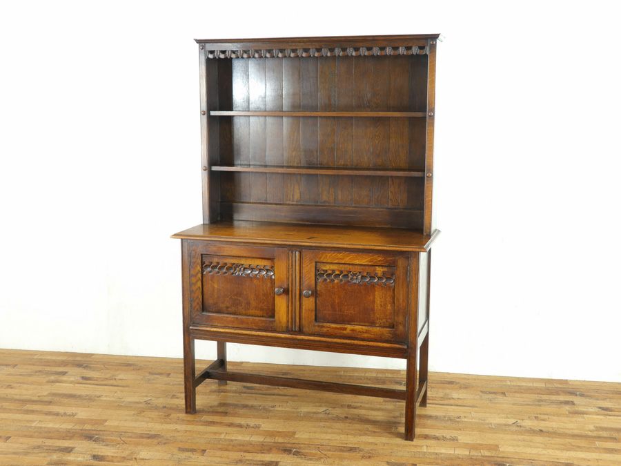 サイドボード レトロ カップボード 中古品 カントリー調 パイン材