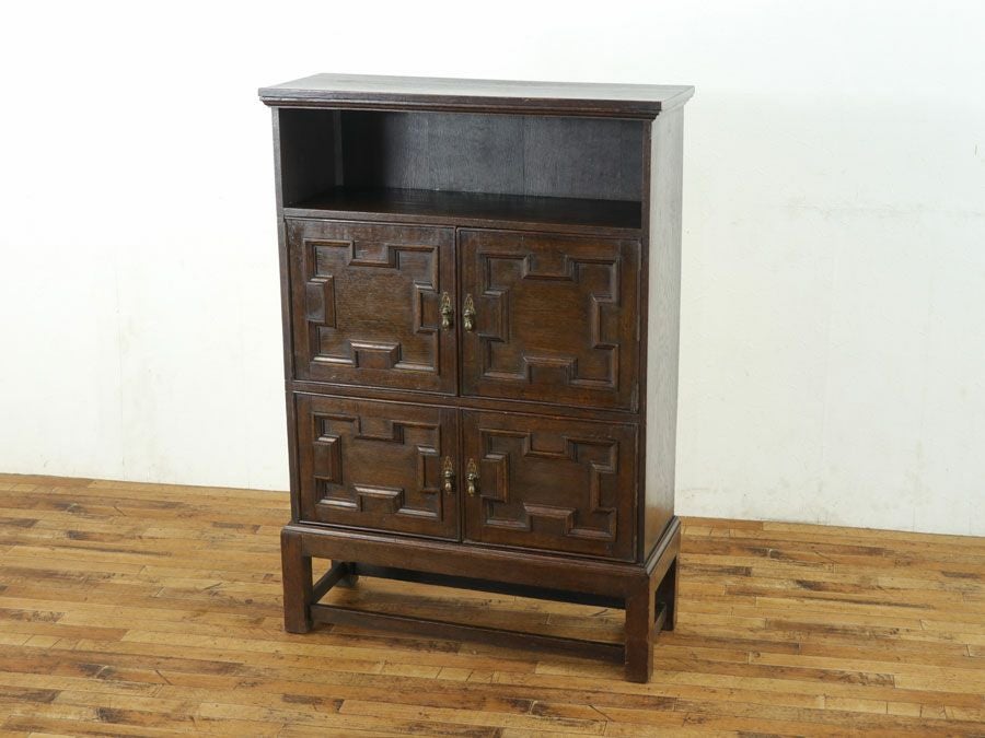 キャビネット　ブックケース　アンティークフレックス