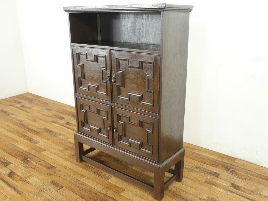 キャビネット　ブックケース　アンティークフレックス