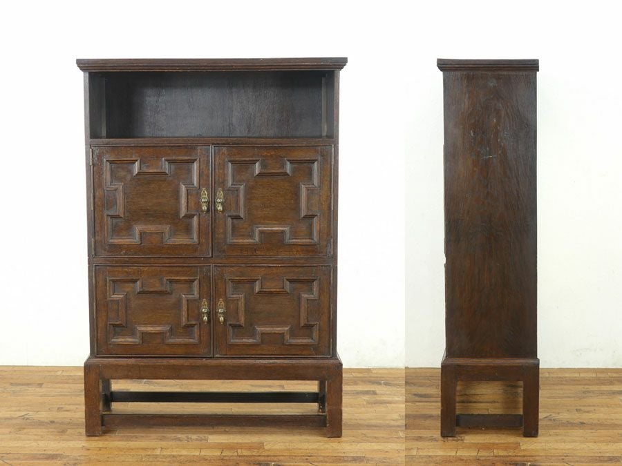 キャビネット　ブックケース　アンティークフレックス