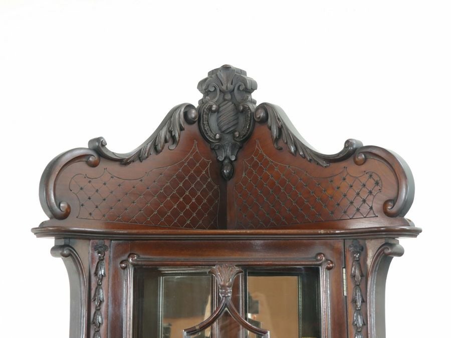 ビクトリアン コーナーキャビネット