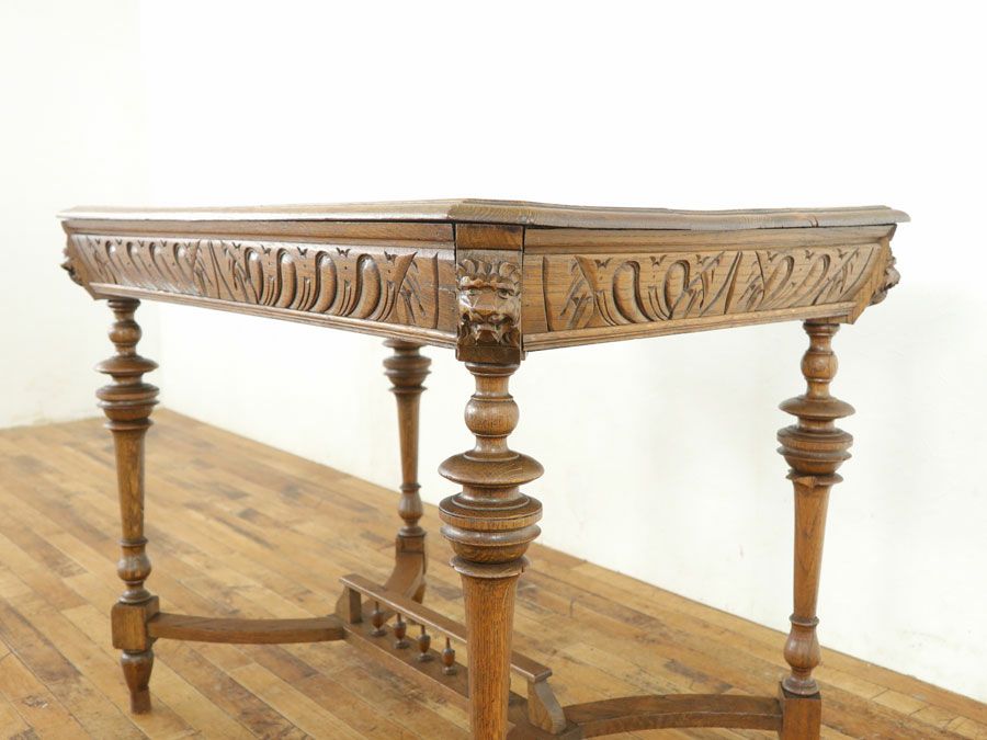 フランスアンティークテーブル　2人用食卓机