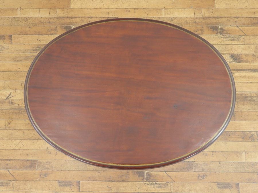 サイドテーブル　オーバル　アンティークフレックス