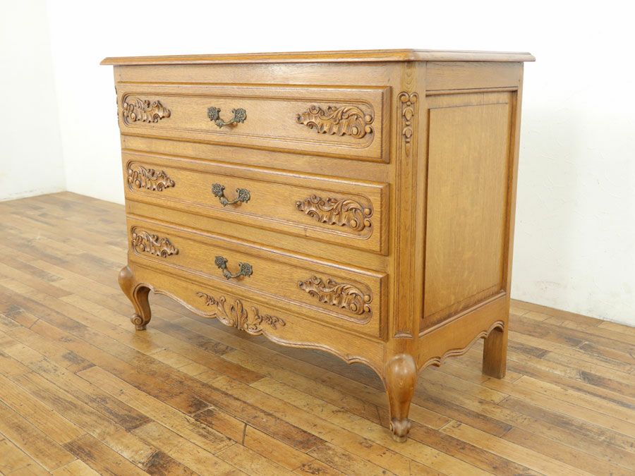 フランスチェスト　ロココ　アンティークフレックス