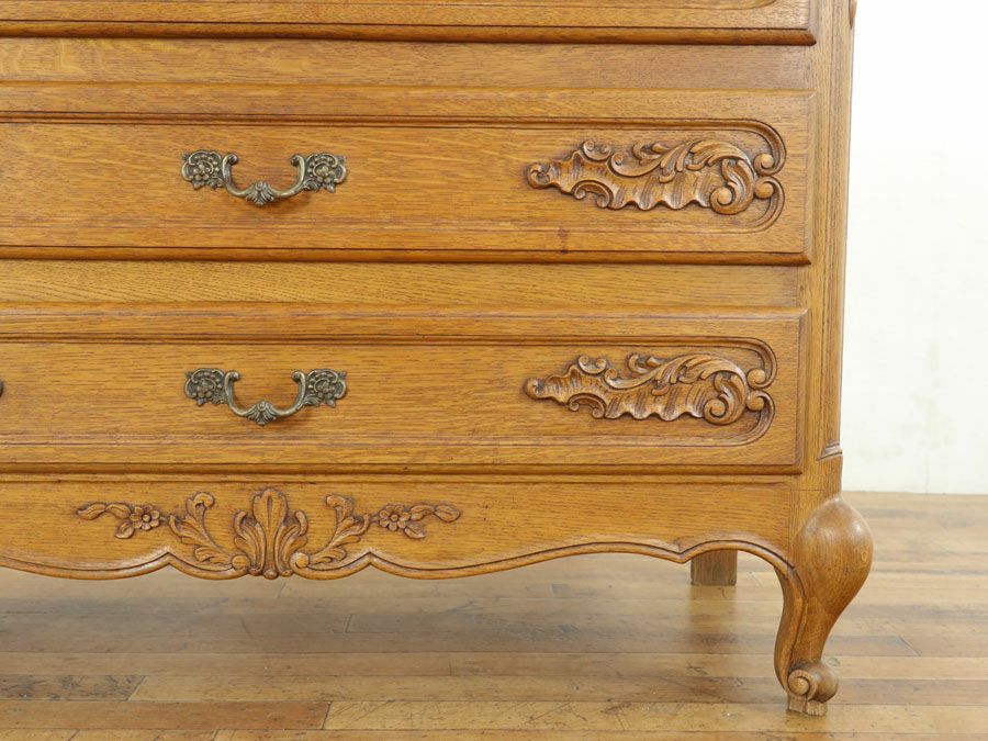 フランスチェスト　ロココ　アンティークフレックス