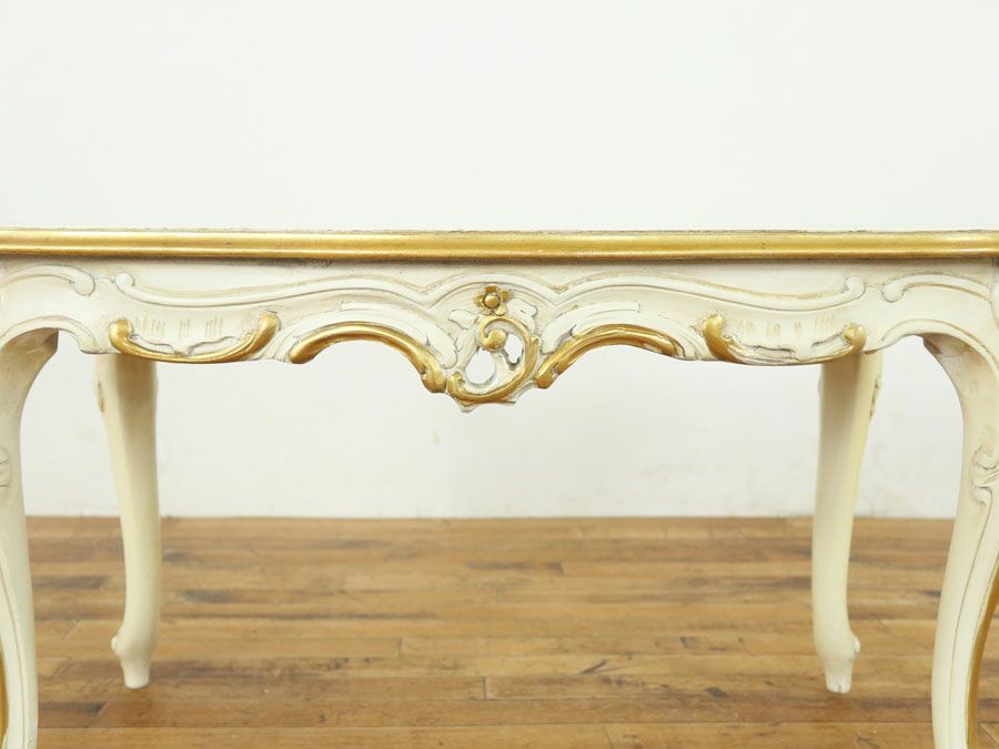 白家具 猫脚コーヒーテーブル アンティークフレックス