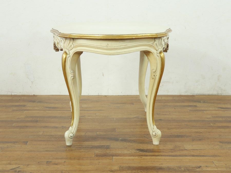 白家具 猫脚コーヒーテーブル アンティークフレックス