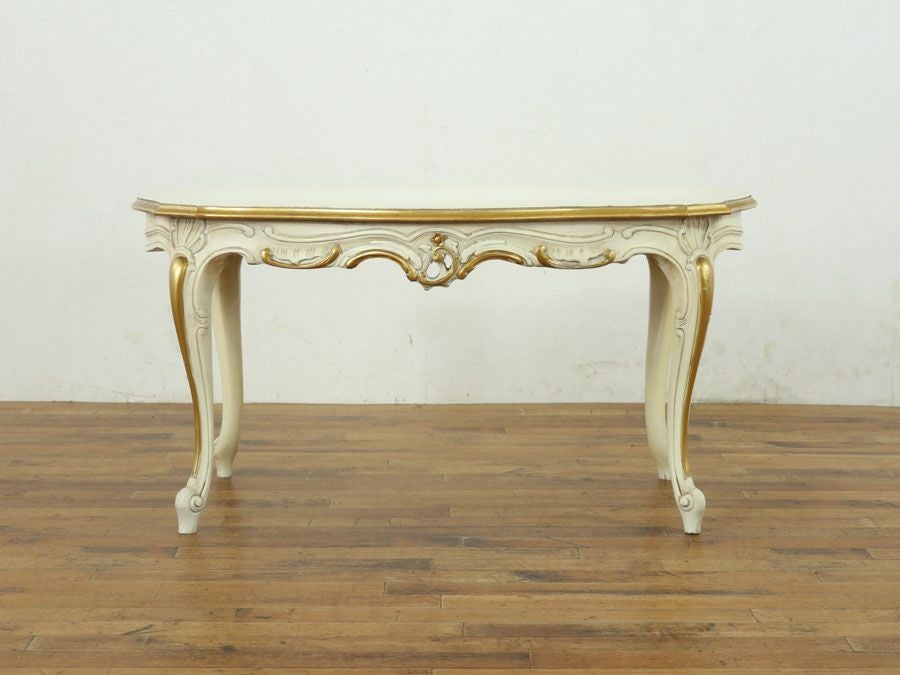 白家具 猫脚コーヒーテーブル アンティークフレックス